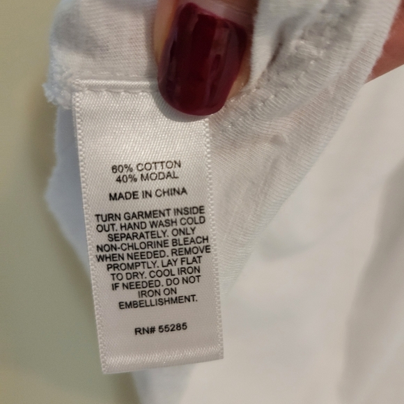 Express Women Racerback White Band of Lovers Tank top size Small - Picture 6 of 6